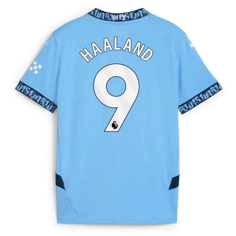 HAALAND Conjunto de camiseta de niño de local de Manchester City 2024/25 - Azul