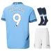 HAALAND Conjunto de camiseta de niño de local de Manchester City 2024/25 - Azul