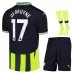 DEBRUYNE Manchester City Kids' Away Jersey Set 2024/25 - Black/Green