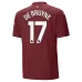 DEBRUYNE Terzo set di maglia per bambini di Manchester City 2024/25 - Burdiglia