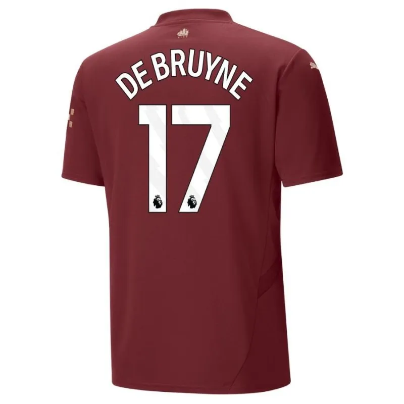 DEBRUYNE Terzo set di maglia per bambini di Manchester City 2024/25 - Burdiglia