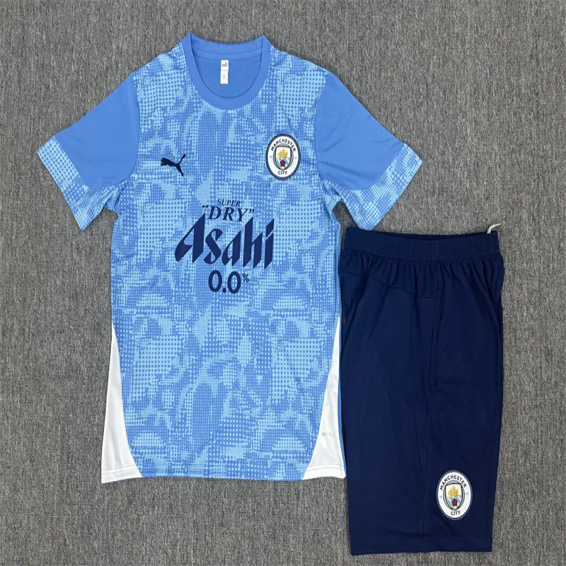 Manchester City 2025/26 Conjunto de Entrenamiento Infantil azul