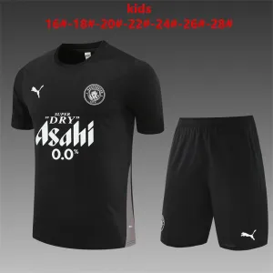 Manchester City 2025/26 Set Allenamento Bambino nero