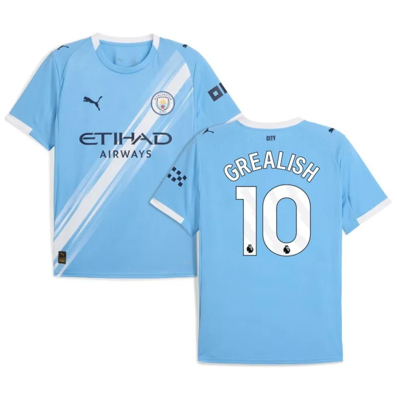 Manchester City GREALISH 2025/26 Heimtrikot - Blau
