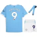 Manchester City HAALAND Kids' Kit 2025/26 Home - Blue