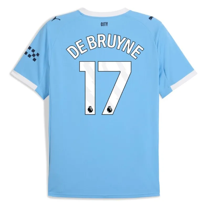 Kit per bambini DE BRUYNE Manchester City 2025/26 casa - Blu