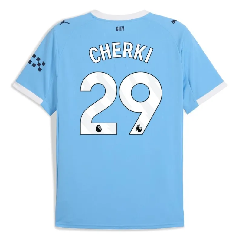 Manchester City CHERKI 2025/26 Home Jersey - Blue