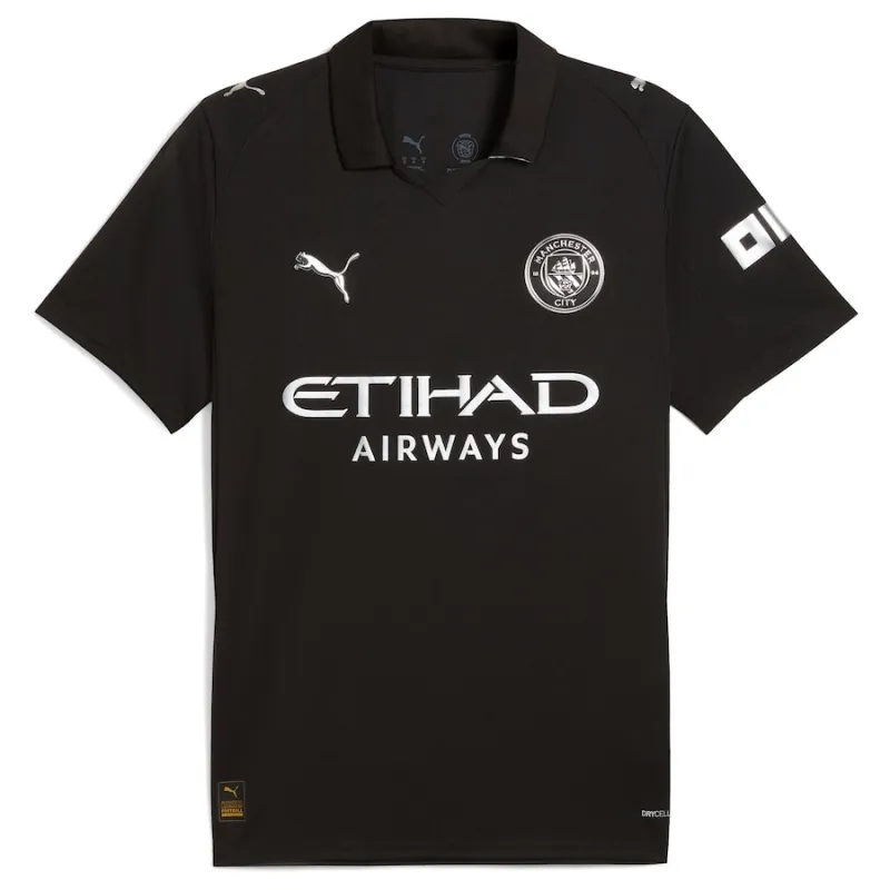 Camiseta fuera de casa de Cherki del Manchester City 2025/26 - Negro