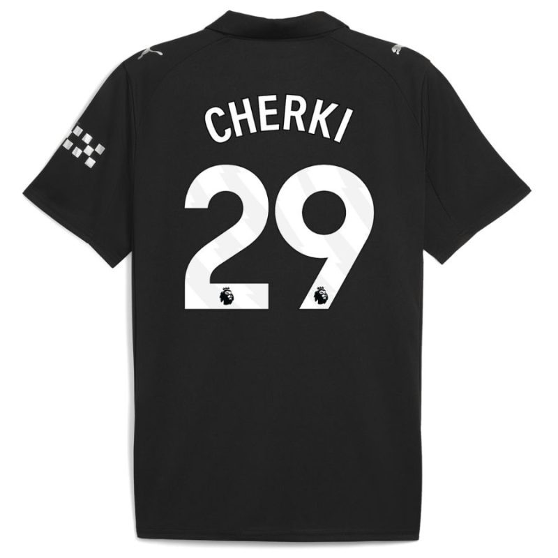 Camiseta fuera de casa de Cherki del Manchester City 2025/26 - Negro
