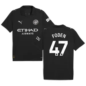 Maglia in trasferta di FODEN per il Manchester City 2025/26 - Nero