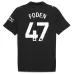 Manchester City FODEN 2025/26 Away Kids' Jersey Set - Black