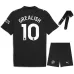 Manchester City GREALISH 2025/26 Away Kids' Jersey Set - Black