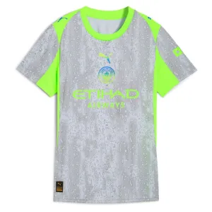 Manchester City 2025/26 Terza Maglia Donna - Grigio