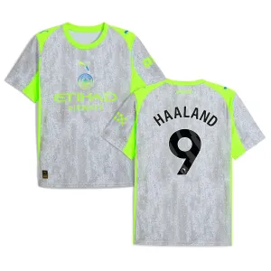 Manchester City HAALAND 2025/26 Terza Maglia - Grigio