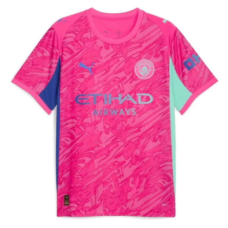 Camiseta de portero niños Manchester City 2025/26 - Rosa