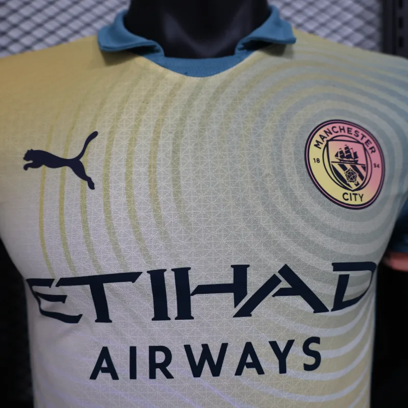 Manchester City Maglia Giocatore Edizione Speciale 2025/26 - Giallo/Blu