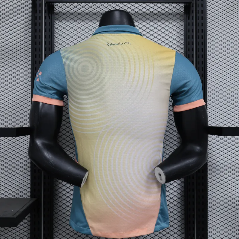 Manchester City Maglia Giocatore Edizione Speciale 2025/26 - Giallo/Blu