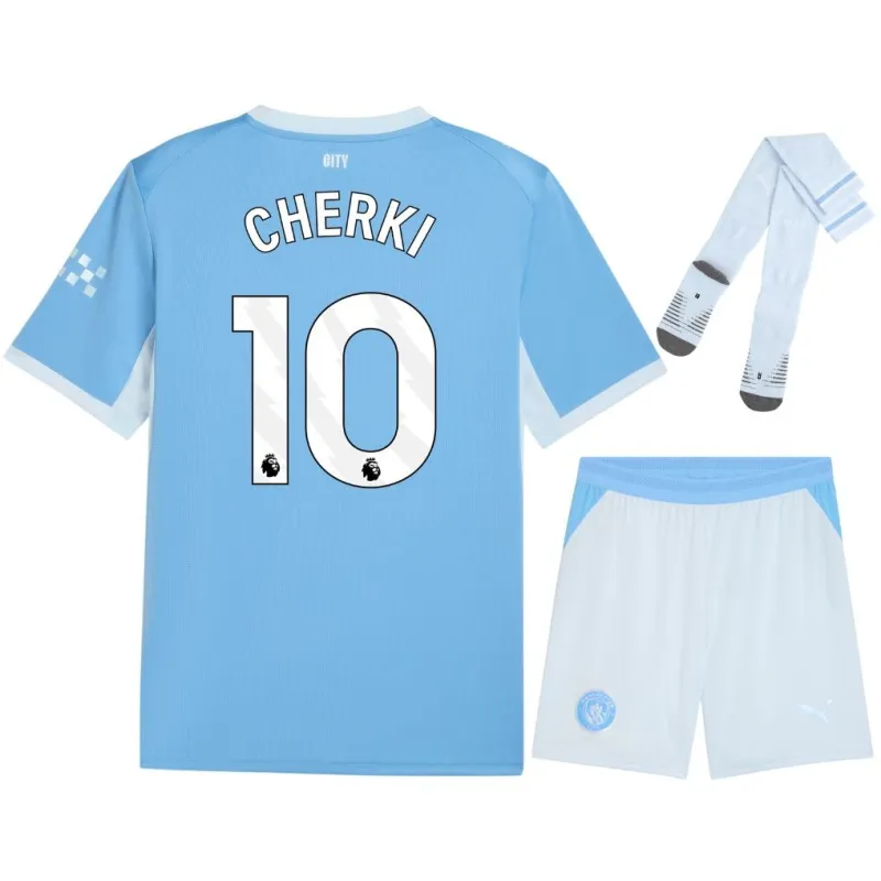 Manchester City CHERKI 2026/27 Home Kids Kit