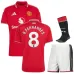 Camiseta Conjunto Infantil Manchester United Local 2026/27 FERNANDES
