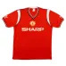 Manchester United 1984 1986 Maillot domicile rétro - Rouge