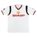 Manchester United 1984-1986 Maillot extérieur rétro - Blanc