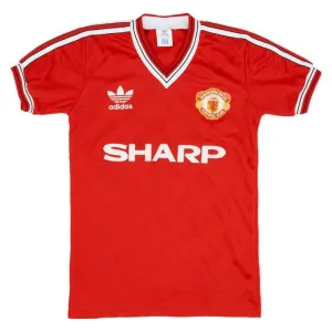 Manchester United 1986 1988 Maglia casalinga retrò - Rossa
