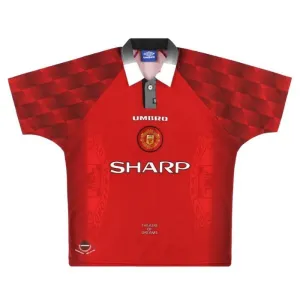 Manchester United 1996 1998 Maglia casalinga retrò - Rossa