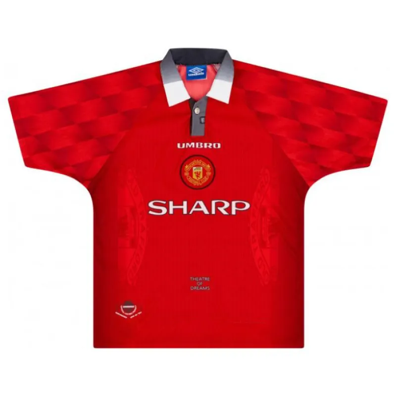 Manchester United KEANE 1996 1998 Maillot domicile rétro - Rouge