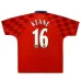 Manchester United KEANE 1996 1998 Maillot domicile rétro - Rouge