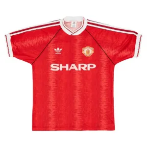 Manchester United 1990 1992 Maglia casalinga retrò - Rossa