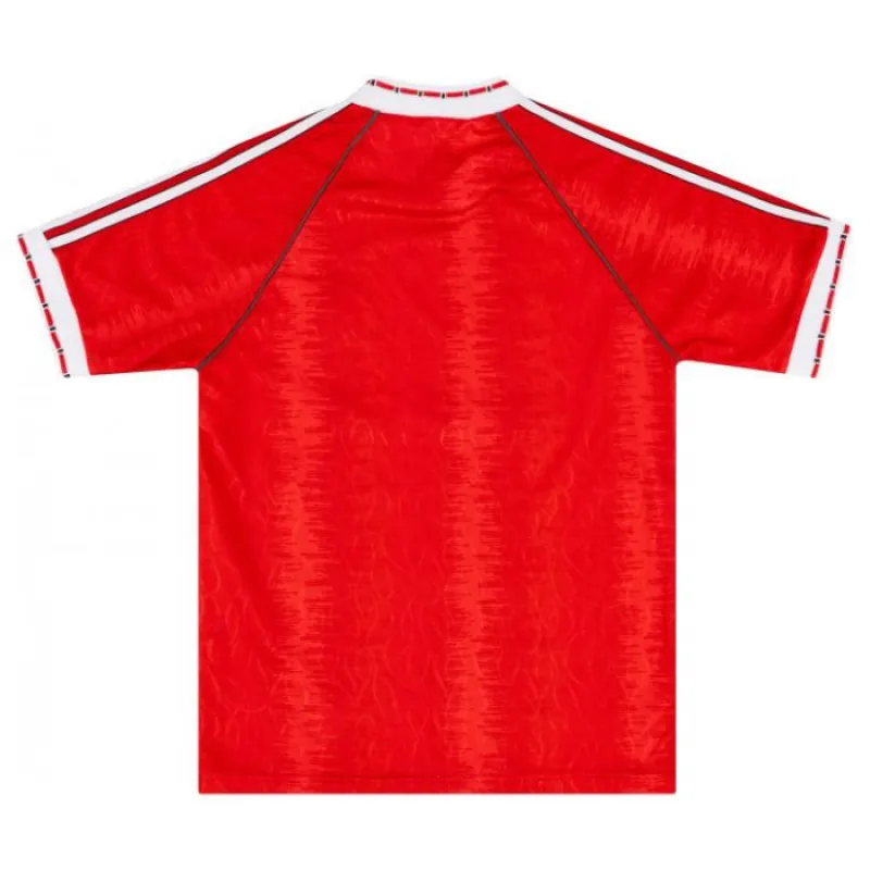 Manchester United 1990 1992 Retro Home Jersey - Red