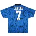 Manchester United CANTONA 1992/93 Maglia da trasferta retrò - Blu