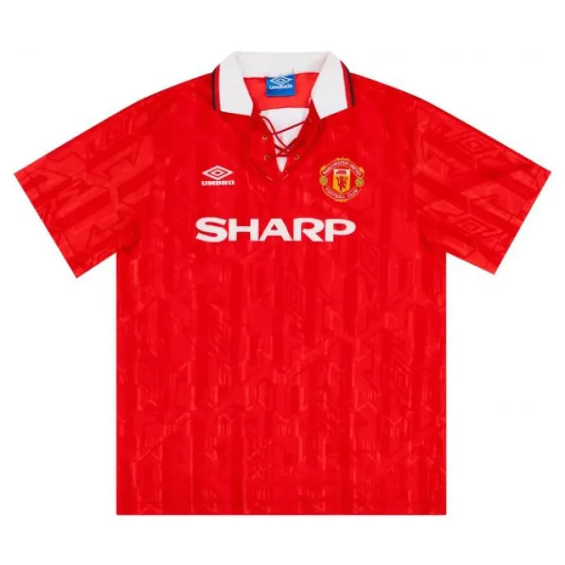 Manchester United KEANE 1992 1994 Retro Home Jersey - Red