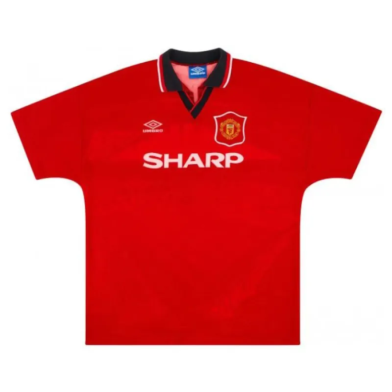 Manchester United CANTONA 1994 1996 Retro Home Jersey - Red