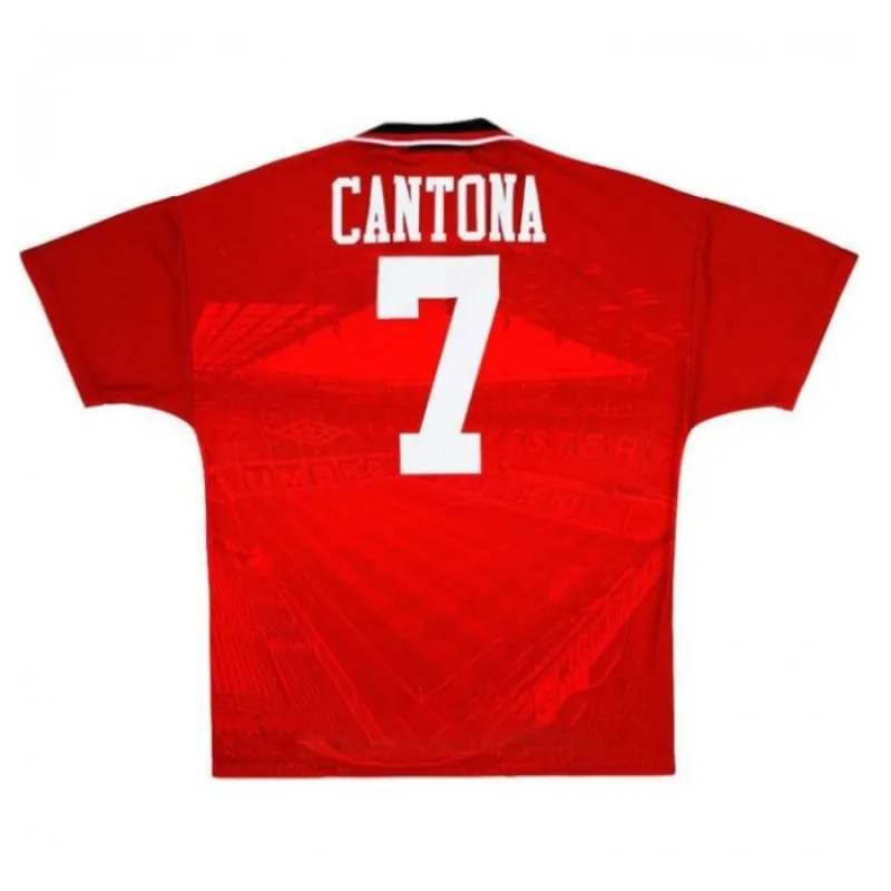 Manchester United CANTONA 1994 1996 Retro Home Jersey - Red