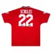 Manchester United SCHOLES 1994 1996 Retro Home Jersey - Red