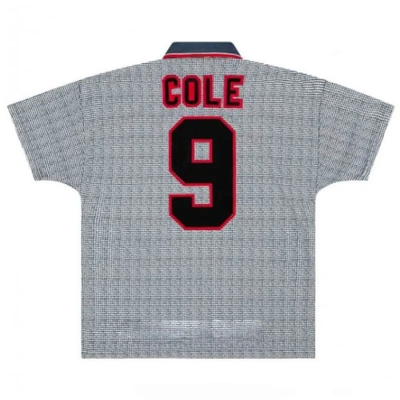 Manchester United COLE 1995-1996 Retro Away Jersey - Gray