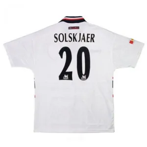Maglia Away Retrò Manchester United SOLSKJAER 1997/98 - Bianca