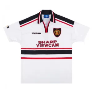 Maglia Away Retrò Manchester United 1997-1999 - Bianca