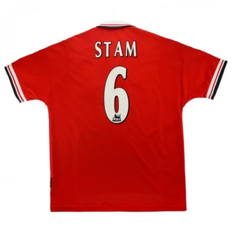Manchester United STAM 1998 2000 Retro Home Jersey - Red