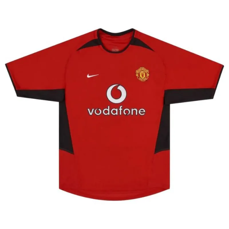 Manchester United 2002 2004 Maglia casalinga retrò - Rossa