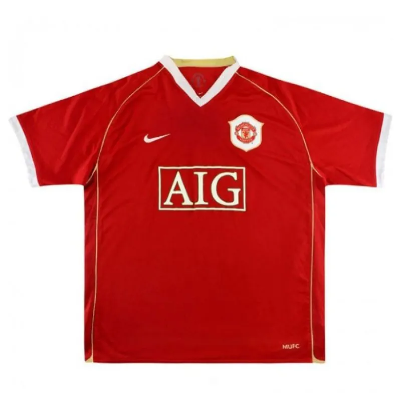 Manchester United 2006/07 Retro Home Jersey - Red