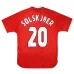 Manchester United SOLSKJAER 1997 2000 Retro Home Jersey - Red