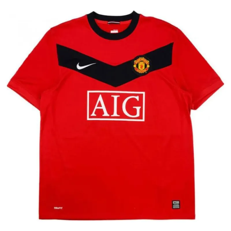 Manchester United BERBATOV 2009/10 Retro Home Jersey - Red