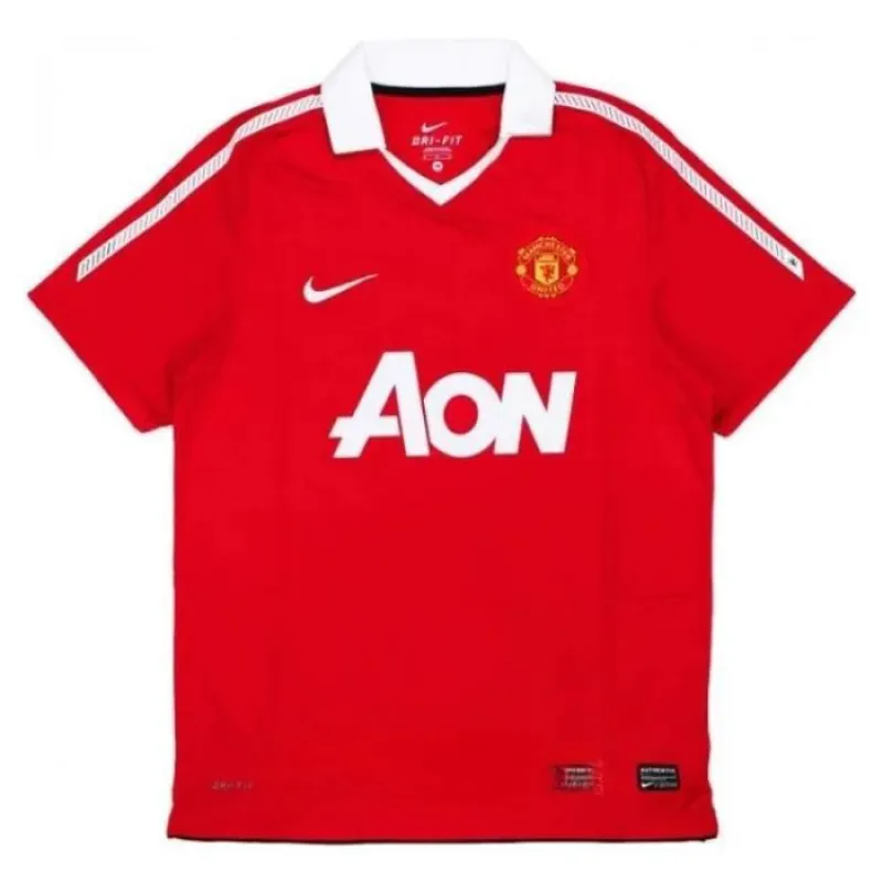 Manchester United 2010/11 Retro Home Jersey - Red