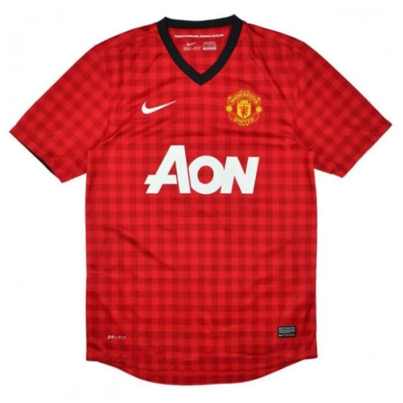 Manchester United 2012/13 Maillot domicile rétro - Rouge