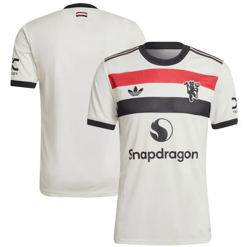 Troisième maillot du joueur de Manchester United 2024/25 - Blanc