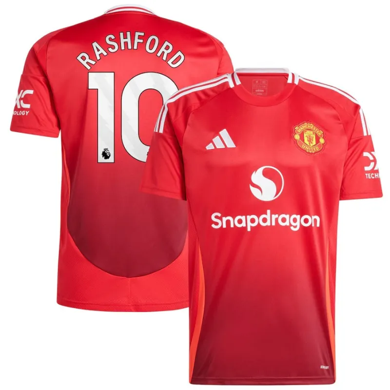 Rashford's Manchester United 2024/25 Home Jersey - Red