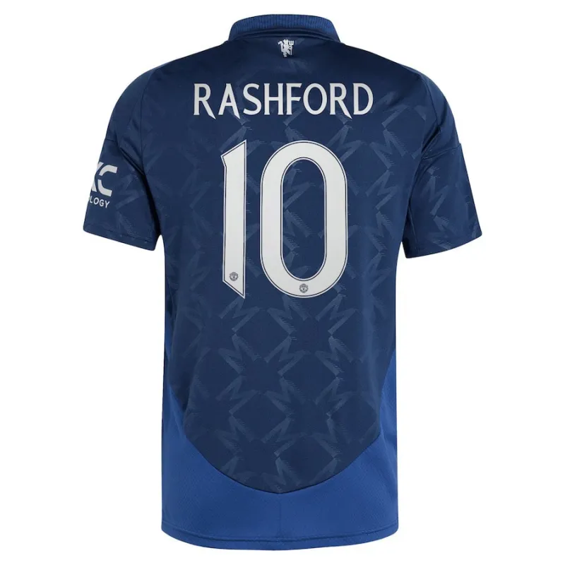 Maglia di trasferta di Manchester United 2024/25 di Rashford - Blu