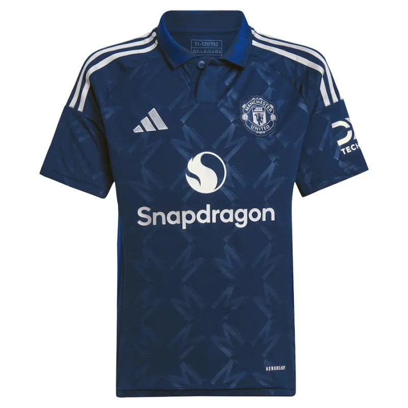 Manchester United 2024/25 Kinderauswärtstrikot - Blau